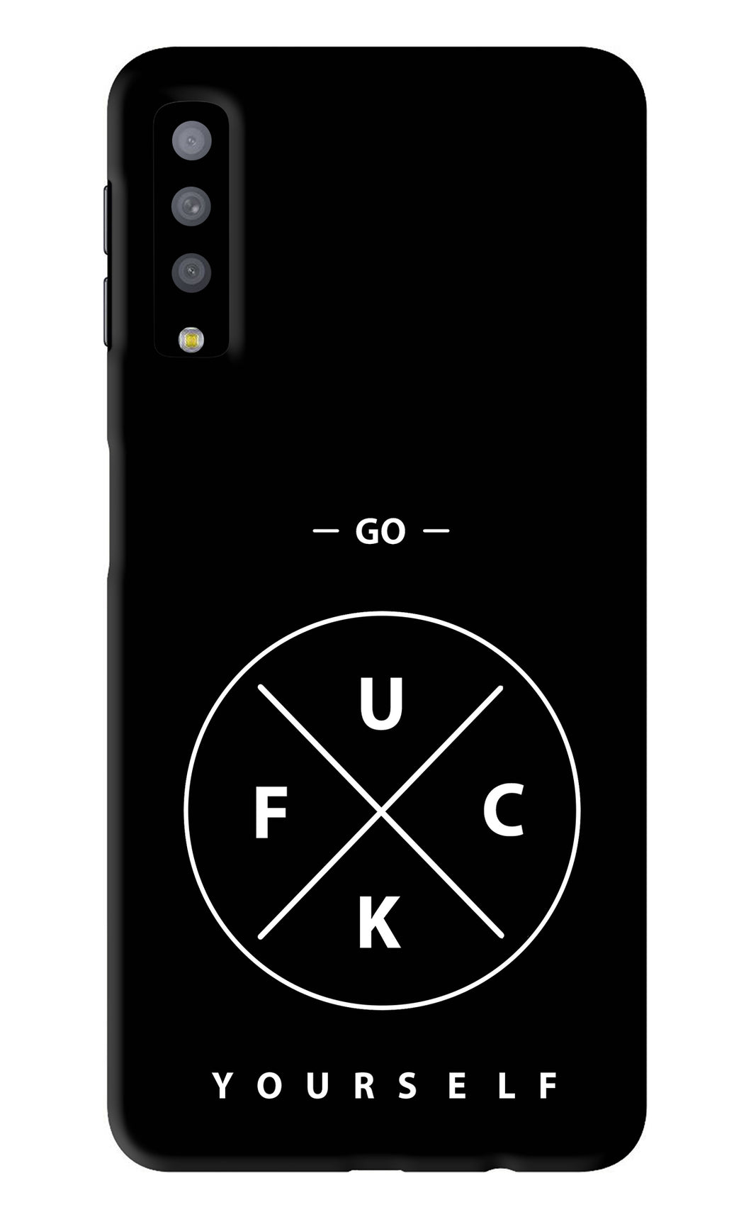 Go Fuck Yourself Samsung Galaxy A7 2018 Back Skin Wrap