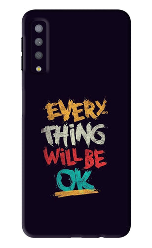 Everything Will Be Ok Samsung Galaxy A7 2018 Back Skin Wrap