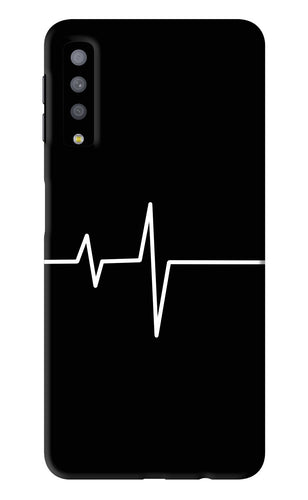 Heart Beats Samsung Galaxy A7 2018 Back Skin Wrap