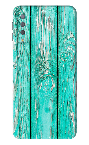 Blue Wood Samsung Galaxy A7 2018 Back Skin Wrap