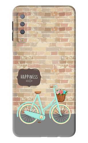 Happiness Artwork Samsung Galaxy A7 2018 Back Skin Wrap