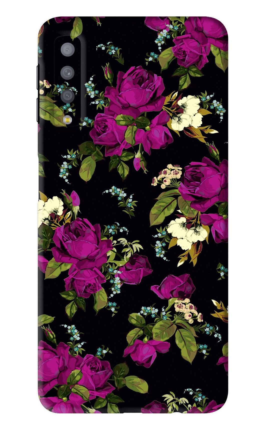 Flowers 3 Samsung Galaxy A7 2018 Back Skin Wrap