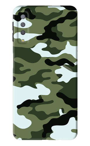 Camouflage 1 Samsung Galaxy A7 2018 Back Skin Wrap