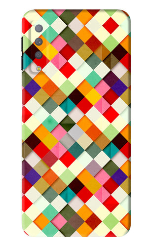 Geometric Abstract Colorful Samsung Galaxy A7 2018 Back Skin Wrap
