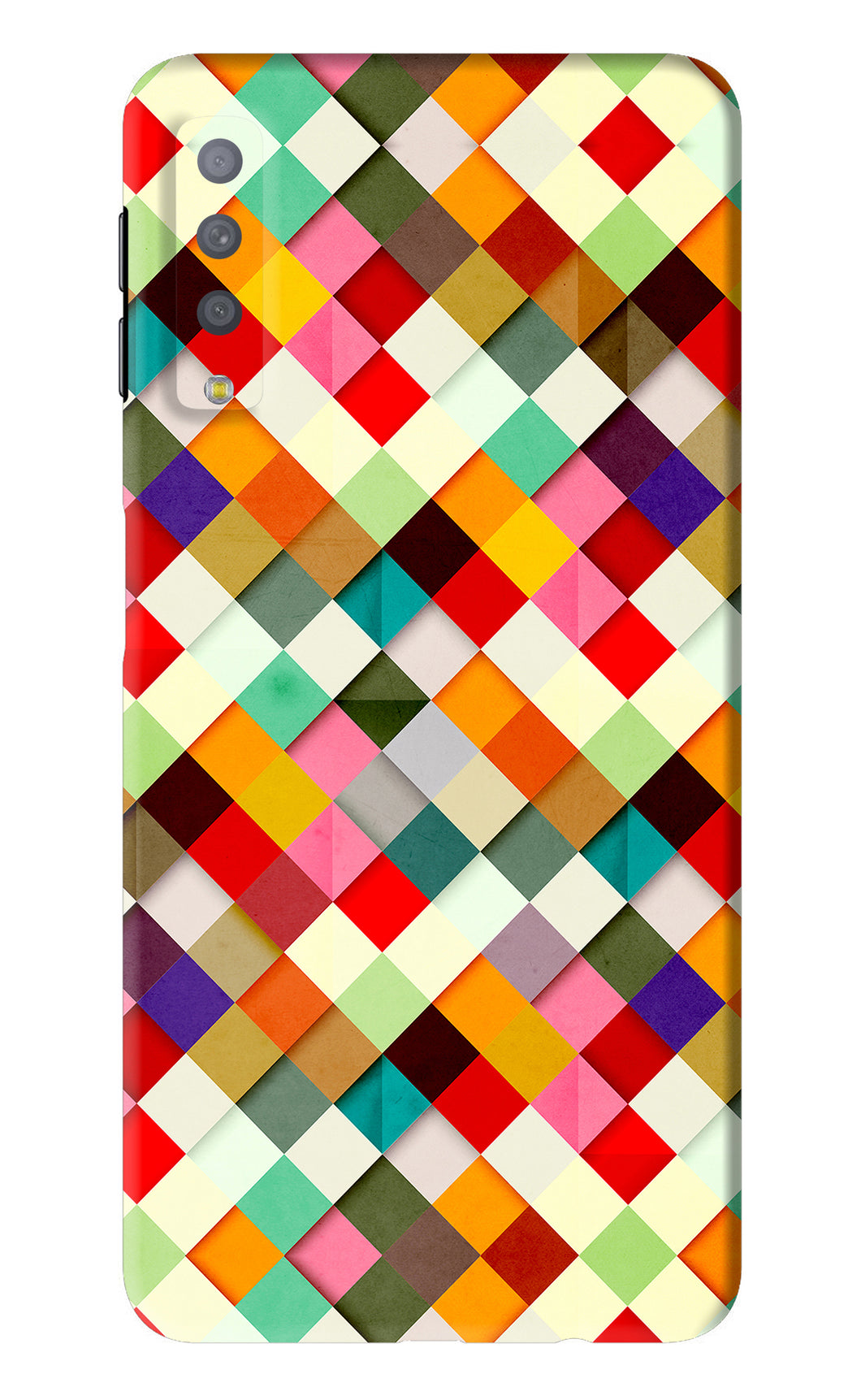 Geometric Abstract Colorful Samsung Galaxy A7 2018 Back Skin Wrap