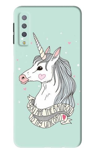 Unicorn Wallpaper Samsung Galaxy A7 2018 Back Skin Wrap
