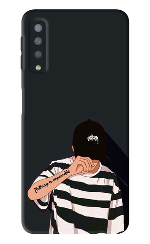 Aesthetic Boy Samsung Galaxy A7 2018 Back Skin Wrap