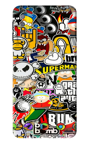 Sticker Bomb Samsung Galaxy A7 2018 Back Skin Wrap