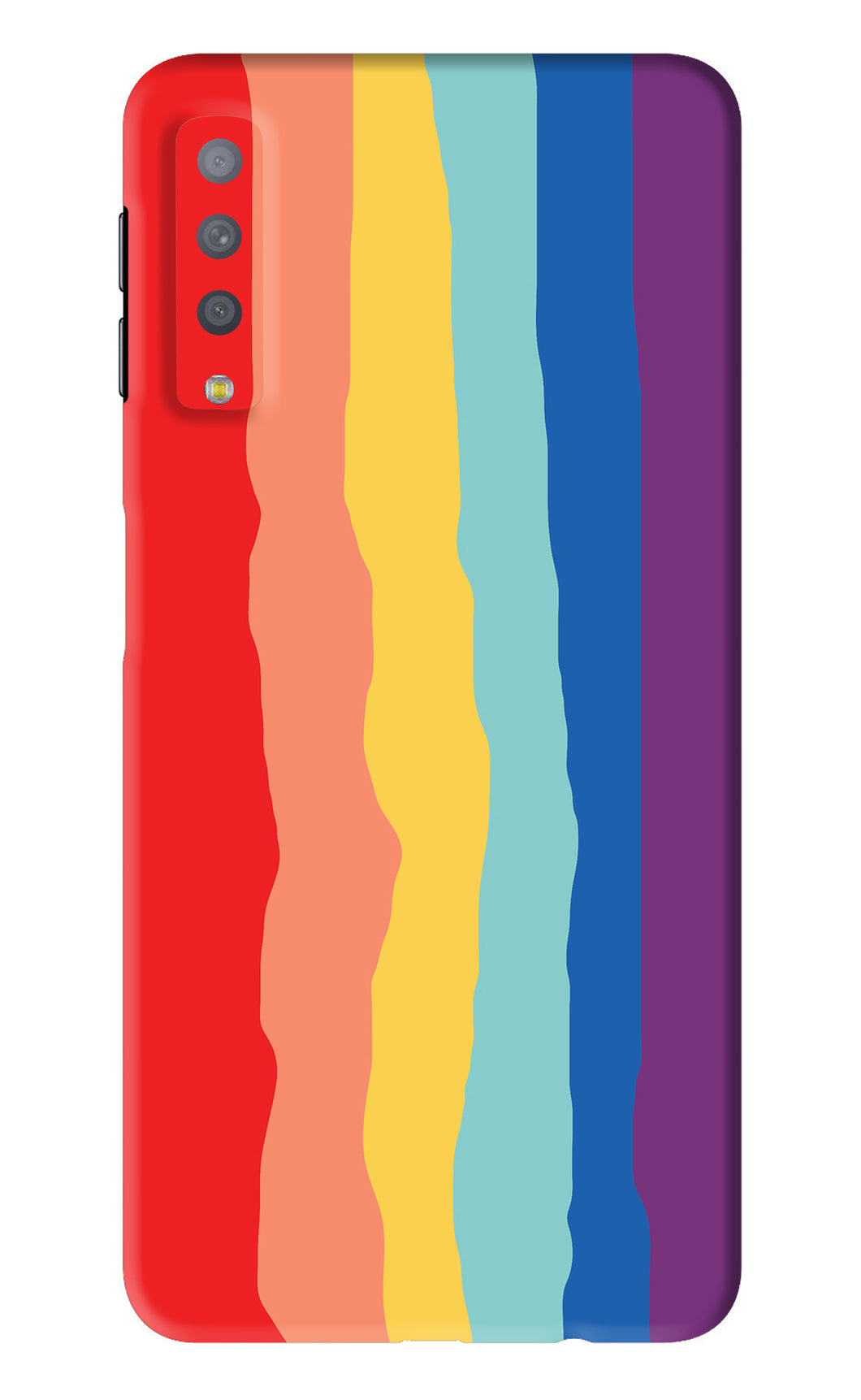 Rainbow Samsung Galaxy A7 2018 Back Skin Wrap