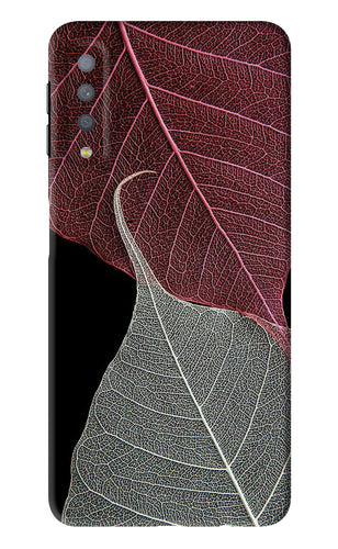 Leaf Pattern Samsung Galaxy A7 2018 Back Skin Wrap