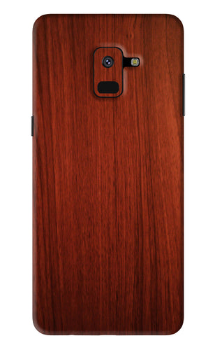 Wooden Plain Pattern Samsung Galaxy A8 2018 Back Skin Wrap