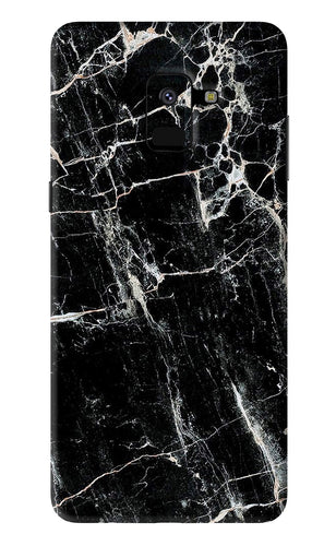 Black Marble Texture 1 Samsung Galaxy A8 2018 Back Skin Wrap