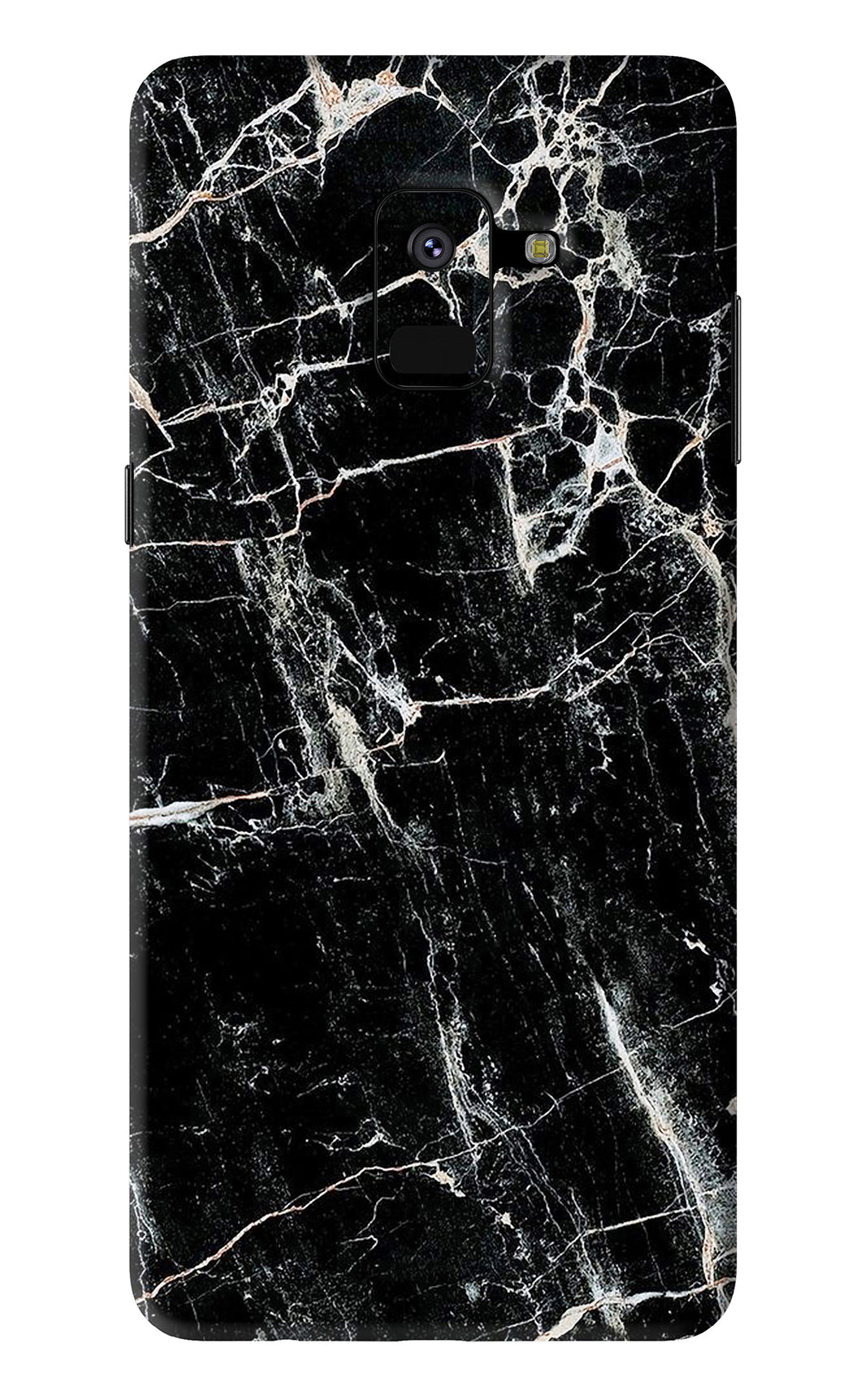 Black Marble Texture 1 Samsung Galaxy A8 2018 Back Skin Wrap