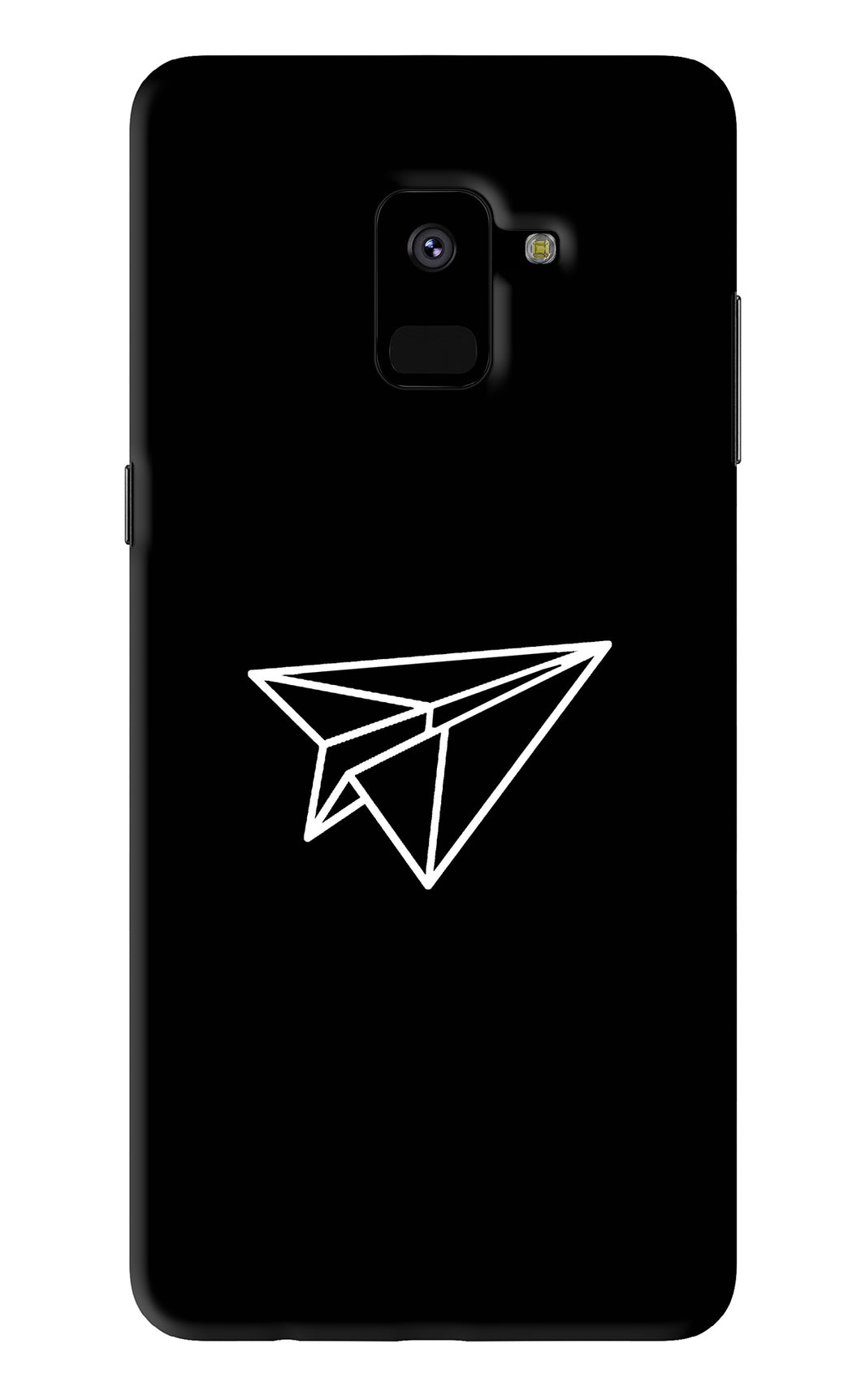 Paper Plane White Samsung Galaxy A8 2018 Back Skin Wrap