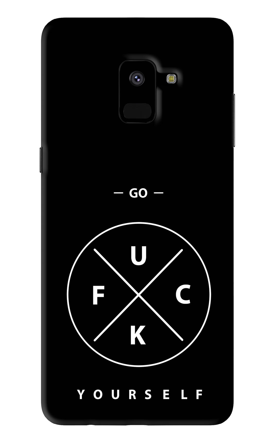 Go Fuck Yourself Samsung Galaxy A8 2018 Back Skin Wrap