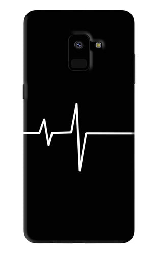 Heart Beats Samsung Galaxy A8 2018 Back Skin Wrap