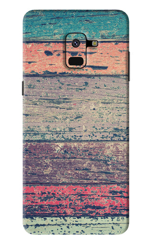 Colourful Wall Samsung Galaxy A8 2018 Back Skin Wrap