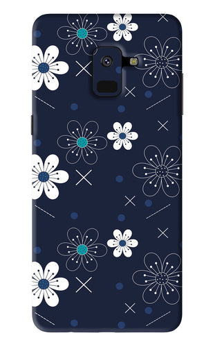 Flowers 4 Samsung Galaxy A8 2018 Back Skin Wrap