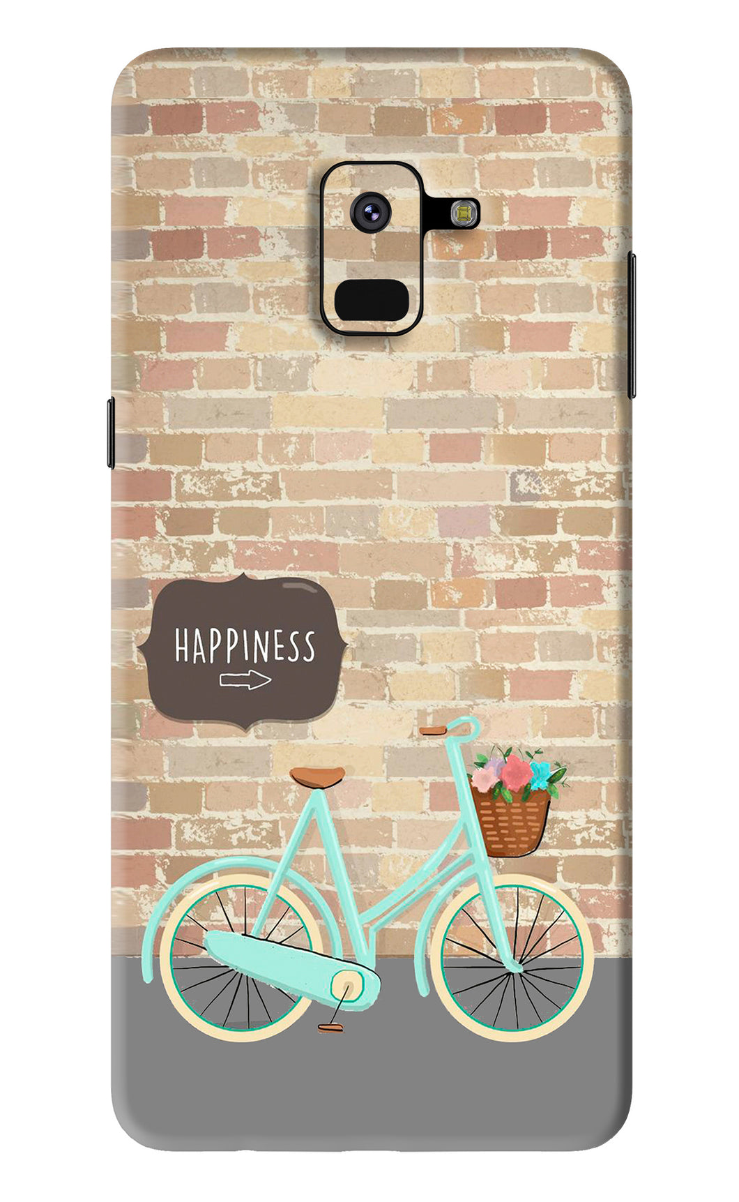 Happiness Artwork Samsung Galaxy A8 2018 Back Skin Wrap