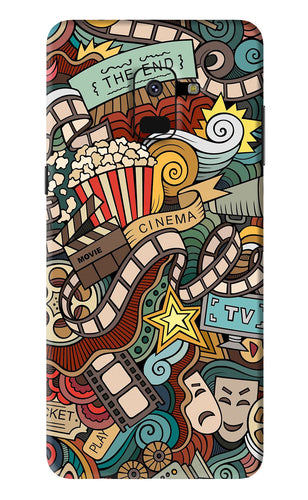 Cinema Abstract Samsung Galaxy A8 2018 Back Skin Wrap