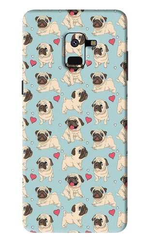 Pug Dog Samsung Galaxy A8 2018 Back Skin Wrap