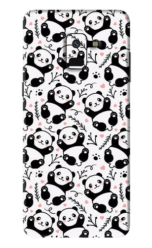 Cute Panda Samsung Galaxy A8 2018 Back Skin Wrap