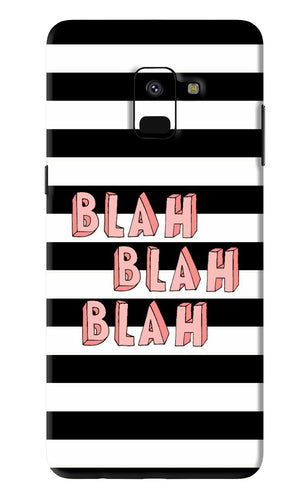 Blah Blah Blah Samsung Galaxy A8 2018 Back Skin Wrap