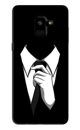 Black Tie Samsung Galaxy A8 2018 Back Skin Wrap