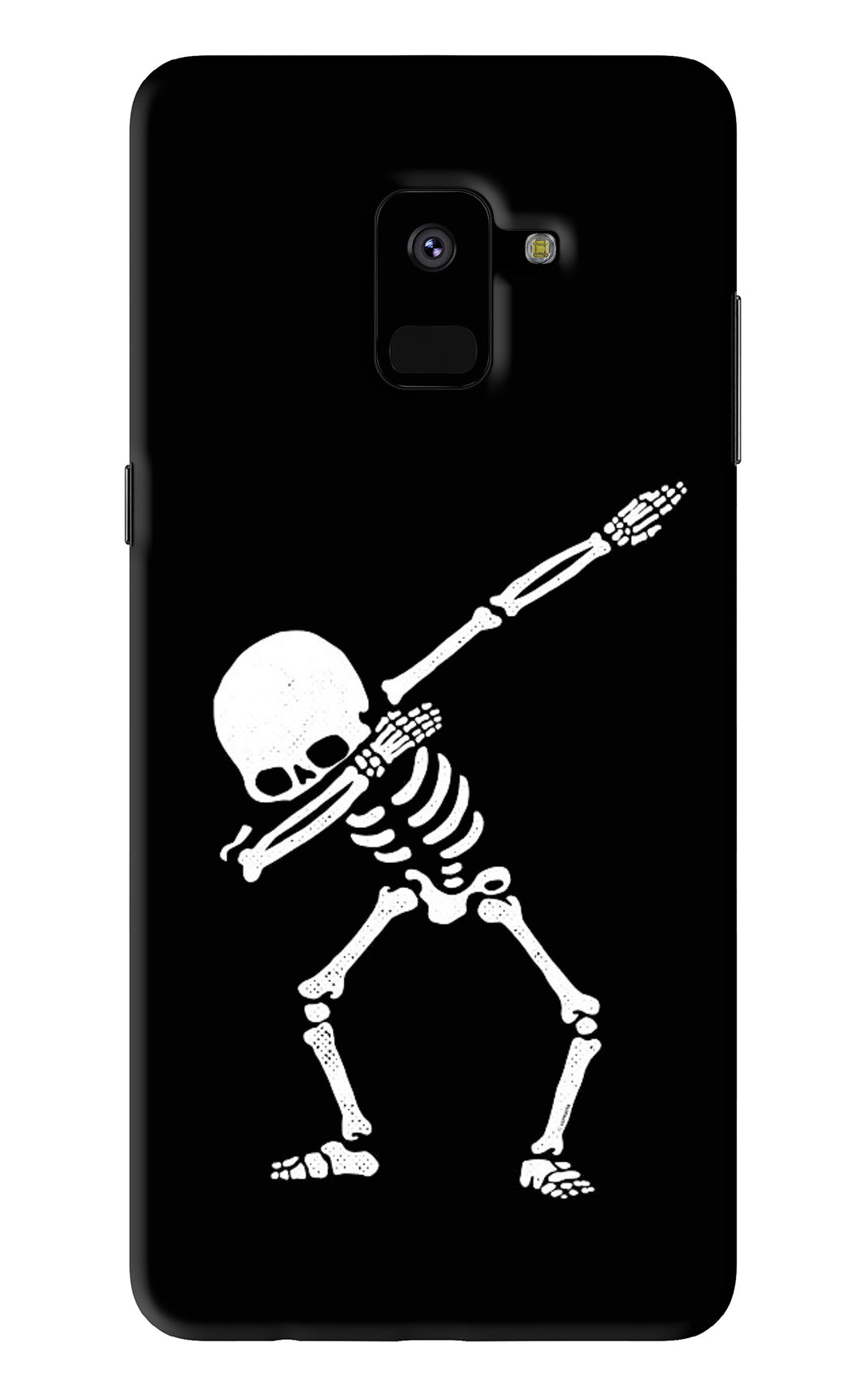 Dabbing Skeleton Art Samsung Galaxy A8 2018 Back Skin Wrap
