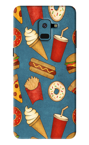 Foodie Samsung Galaxy A8 2018 Back Skin Wrap