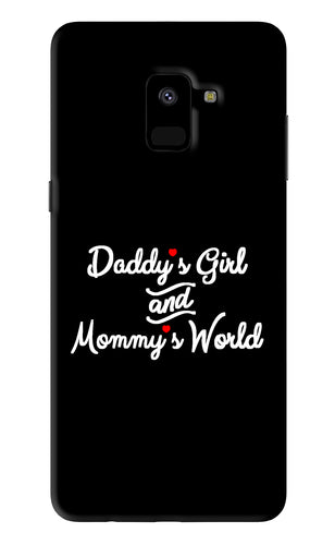 Daddy's Girl and Mommy's World Samsung Galaxy A8 2018 Back Skin Wrap