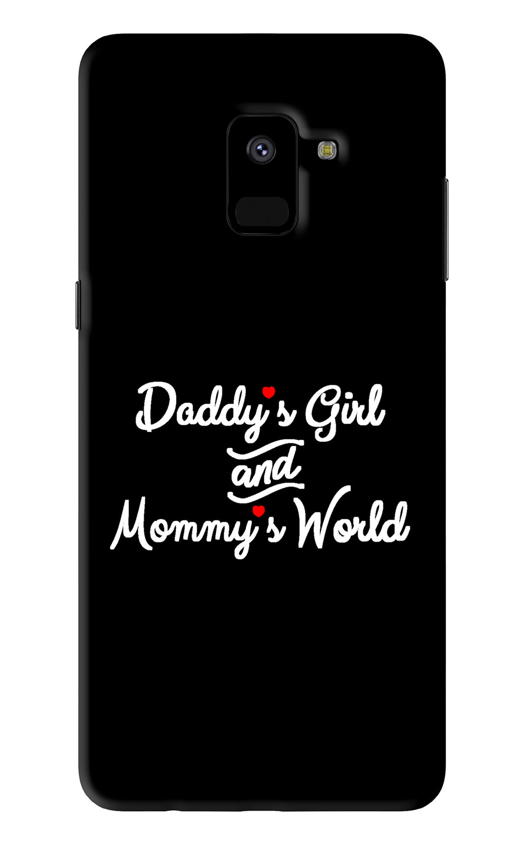 Daddy's Girl and Mommy's World Samsung Galaxy A8 2018 Back Skin Wrap