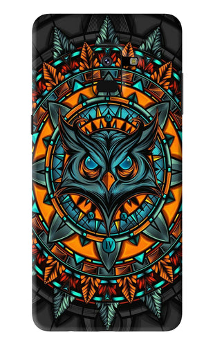 Angry Owl Art Samsung Galaxy A8 2018 Back Skin Wrap