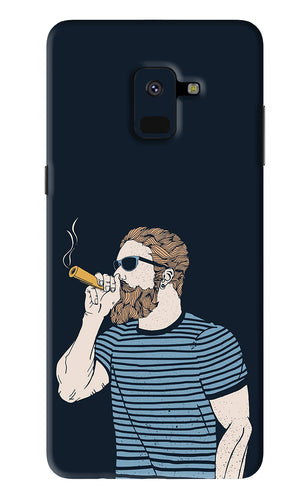 Smoking Samsung Galaxy A8 2018 Back Skin Wrap