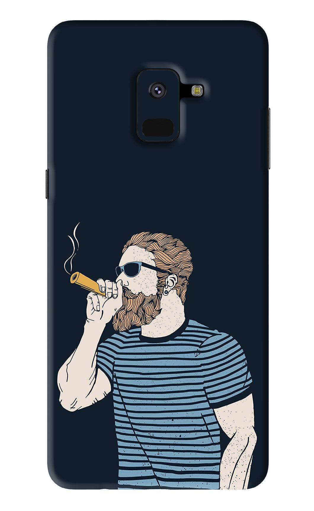 Smoking Samsung Galaxy A8 2018 Back Skin Wrap