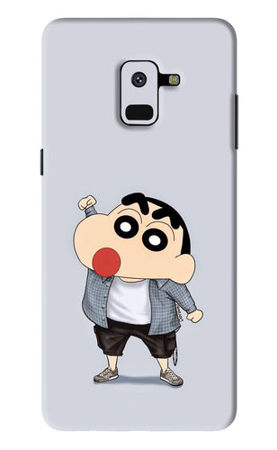 Shinchan Samsung Galaxy A8 2018 Back Skin Wrap