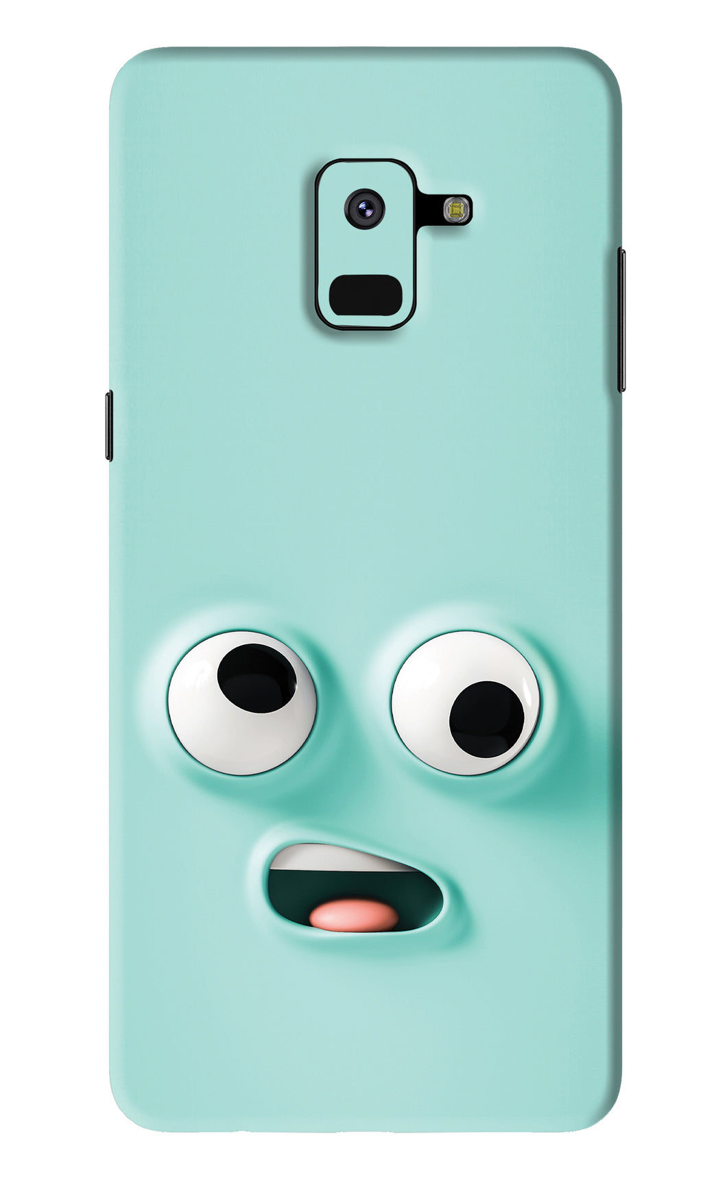 Silly Face Cartoon Samsung Galaxy A8 2018 Back Skin Wrap