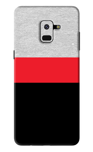 Tri Color Pattern Samsung Galaxy A8 2018 Back Skin Wrap