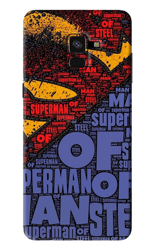 Superman Samsung Galaxy A8 Plus Back Skin Wrap