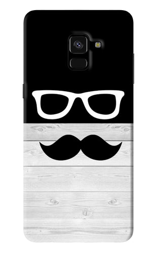 Mustache Samsung Galaxy A8 Plus Back Skin Wrap