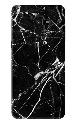 Black Marble Texture 2 Samsung Galaxy A8 Plus Back Skin Wrap