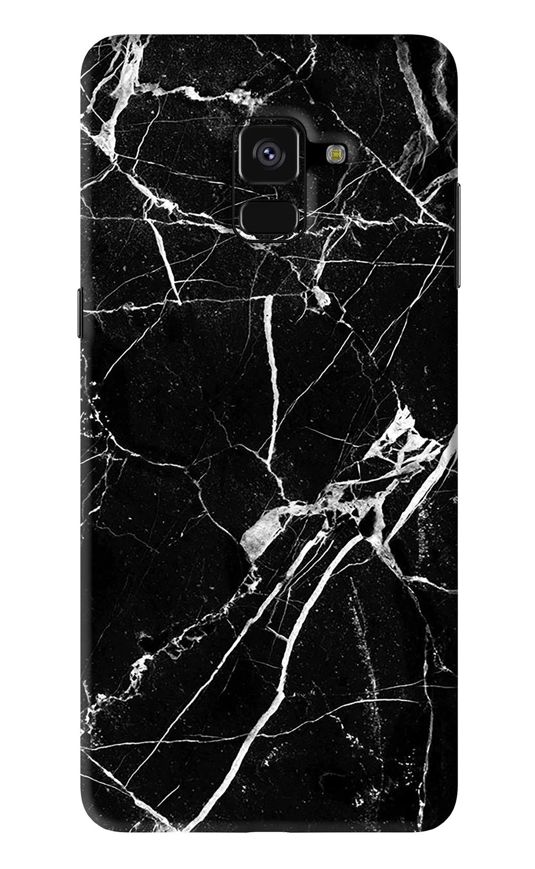 Black Marble Texture 2 Samsung Galaxy A8 Plus Back Skin Wrap