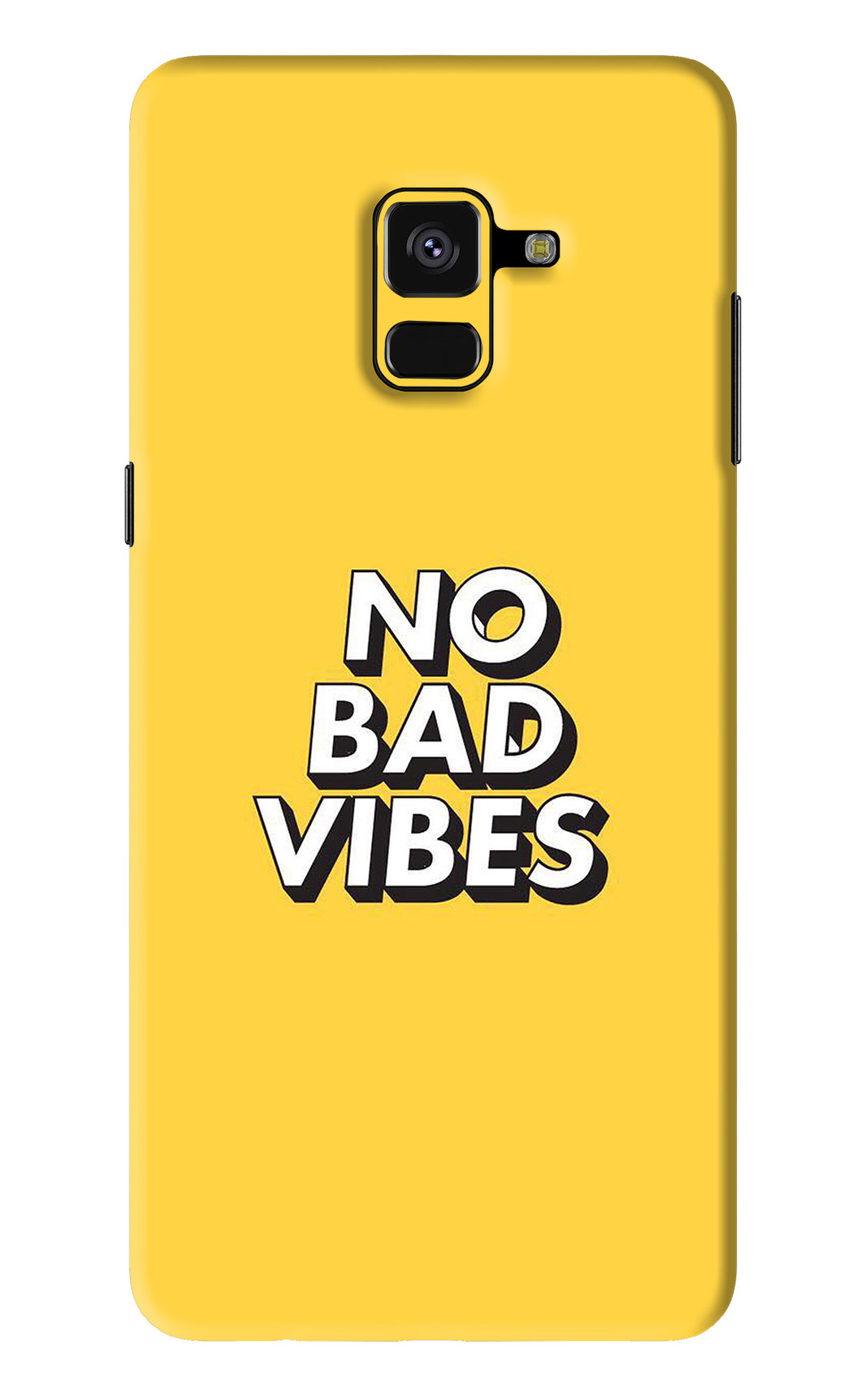 No Bad Vibes Samsung Galaxy A8 Plus Back Skin Wrap