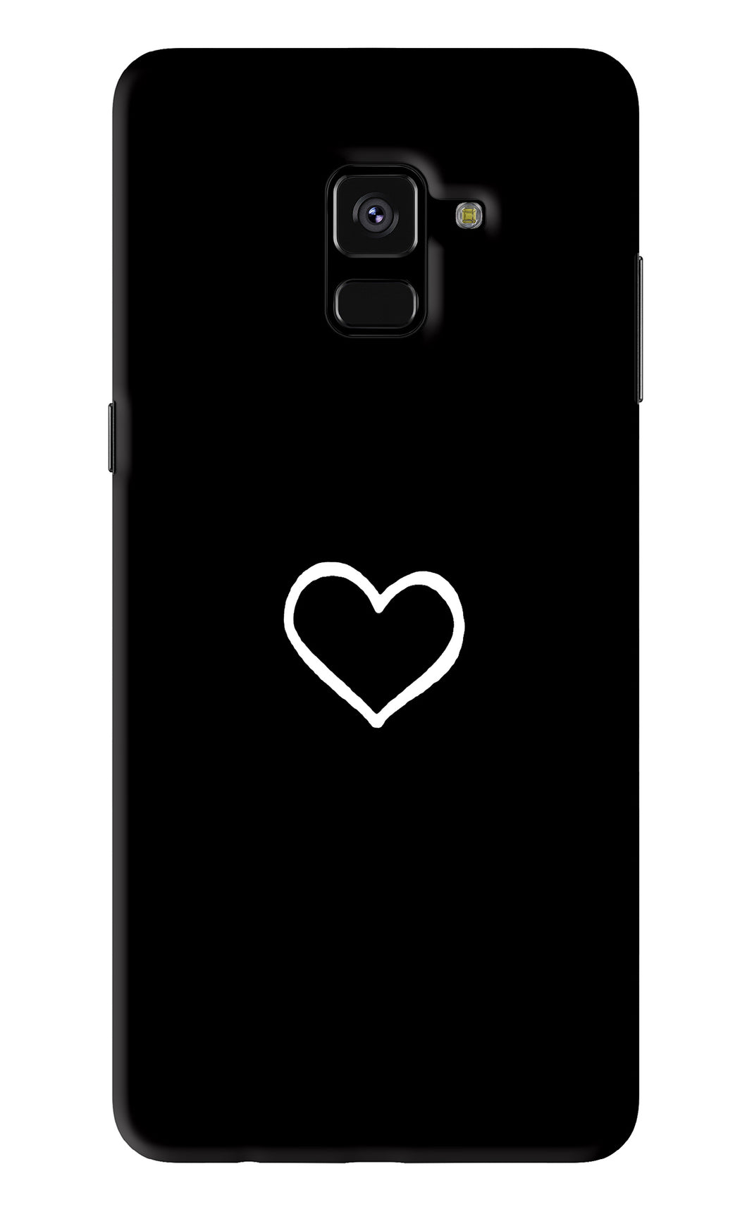 Heart Samsung Galaxy A8 Plus Back Skin Wrap