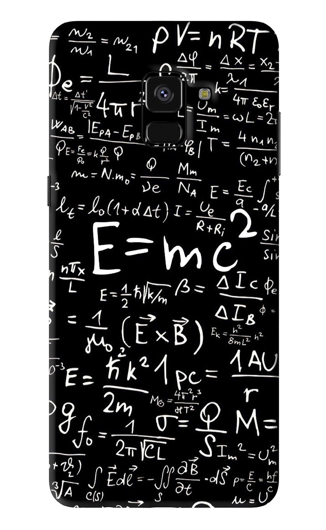 Physics Albert Einstein Formula Samsung Galaxy A8 Plus Back Skin Wrap