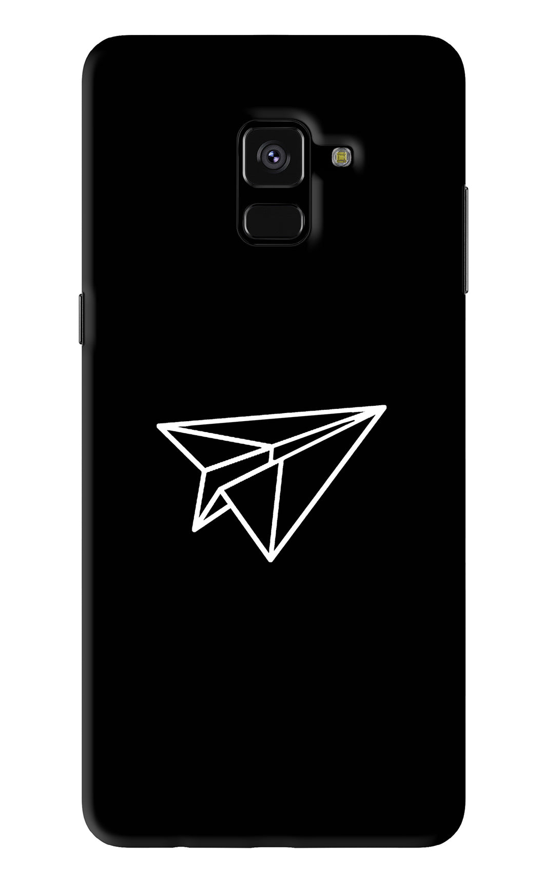 Paper Plane White Samsung Galaxy A8 Plus Back Skin Wrap