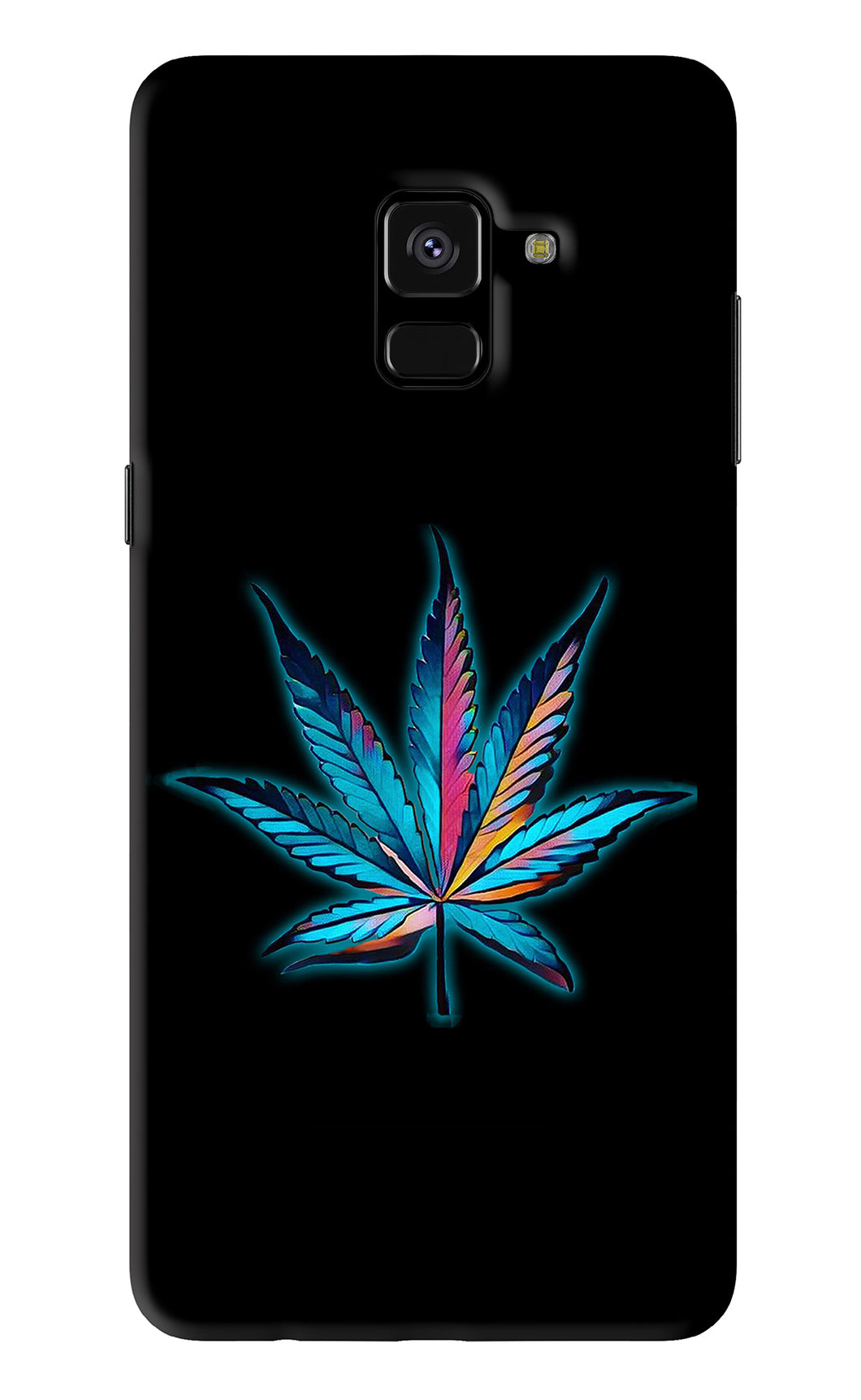 Weed Samsung Galaxy A8 Plus Back Skin Wrap