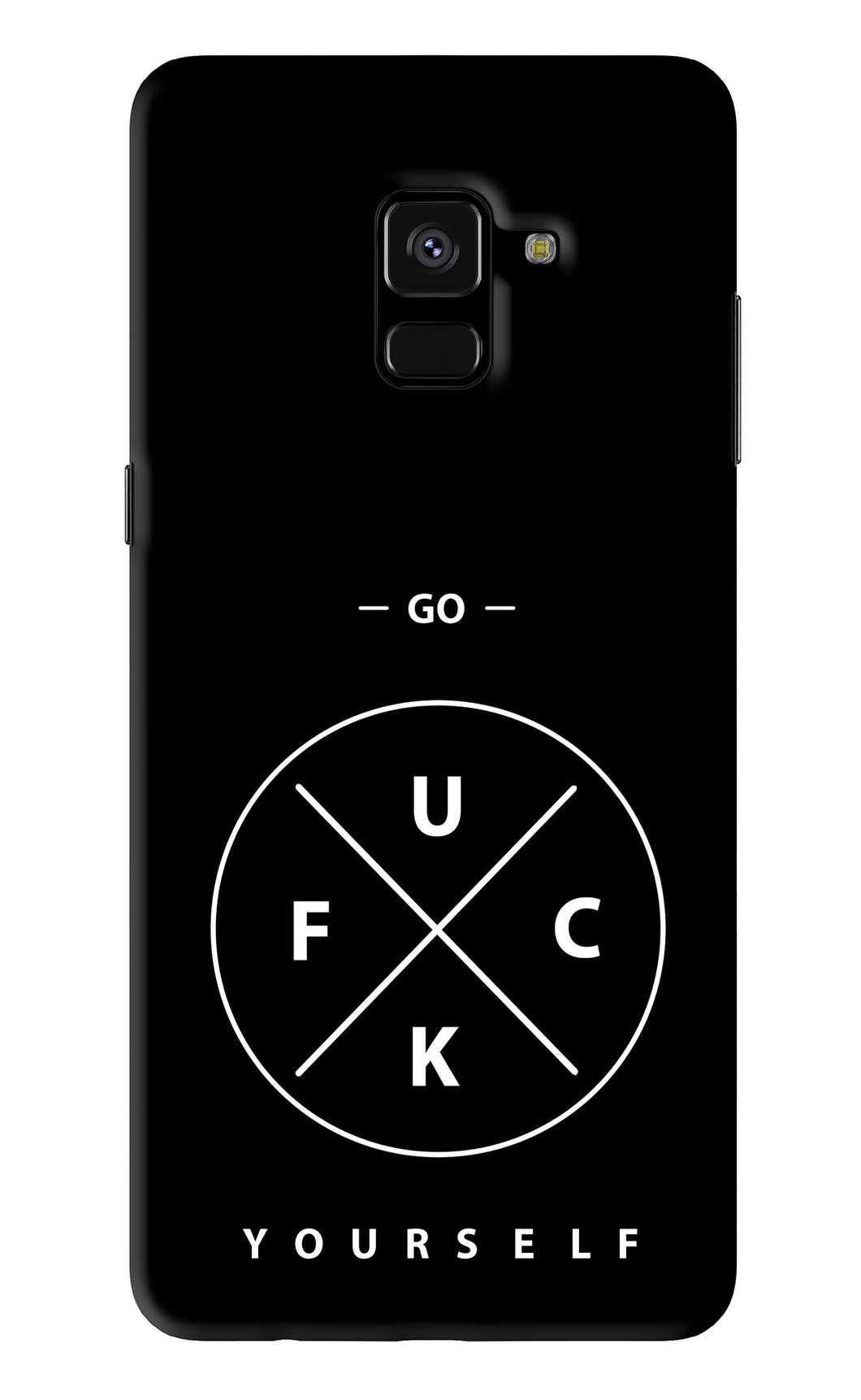 Go Fuck Yourself Samsung Galaxy A8 Plus Back Skin Wrap