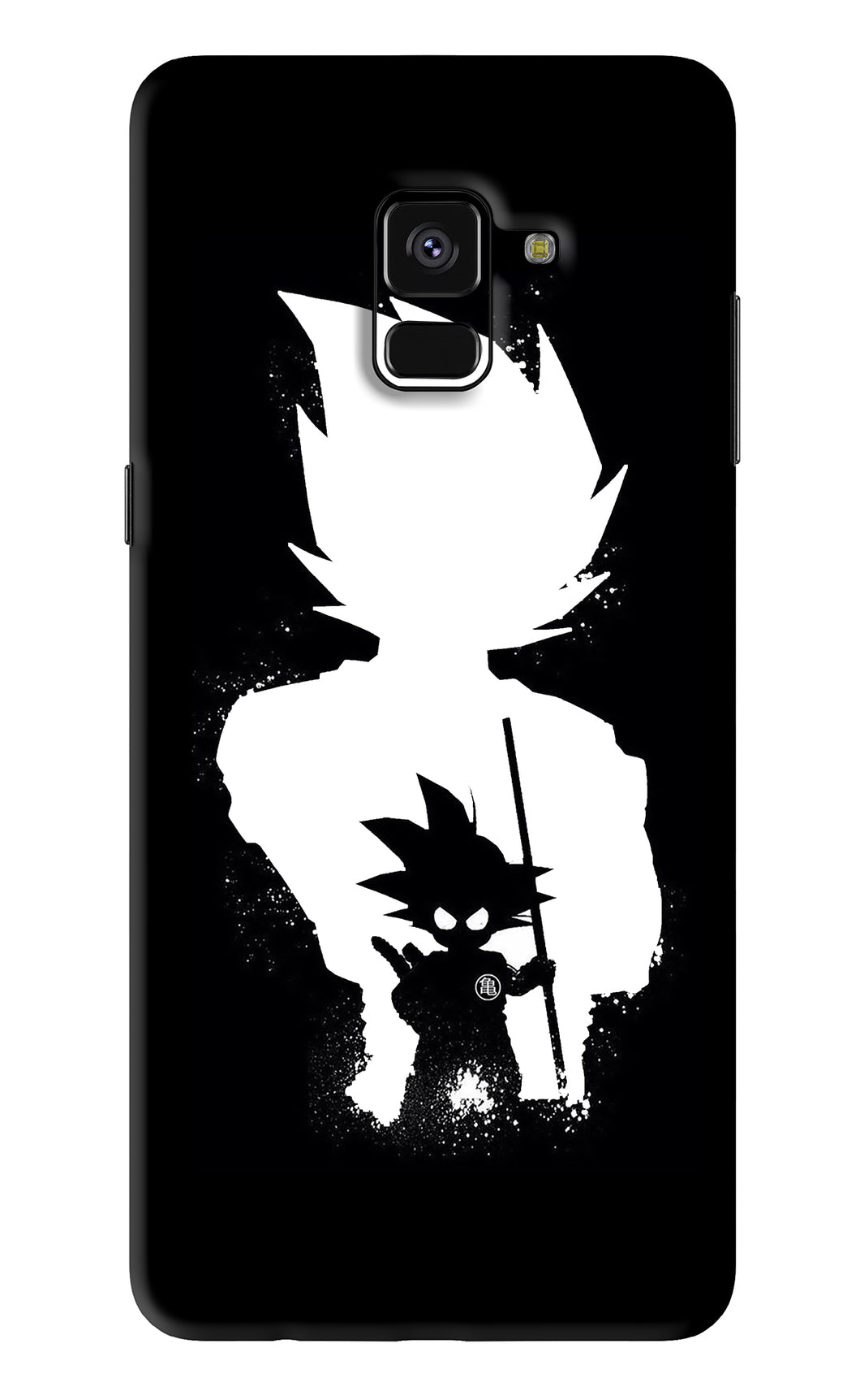 Goku Shadow Samsung Galaxy A8 Plus Back Skin Wrap