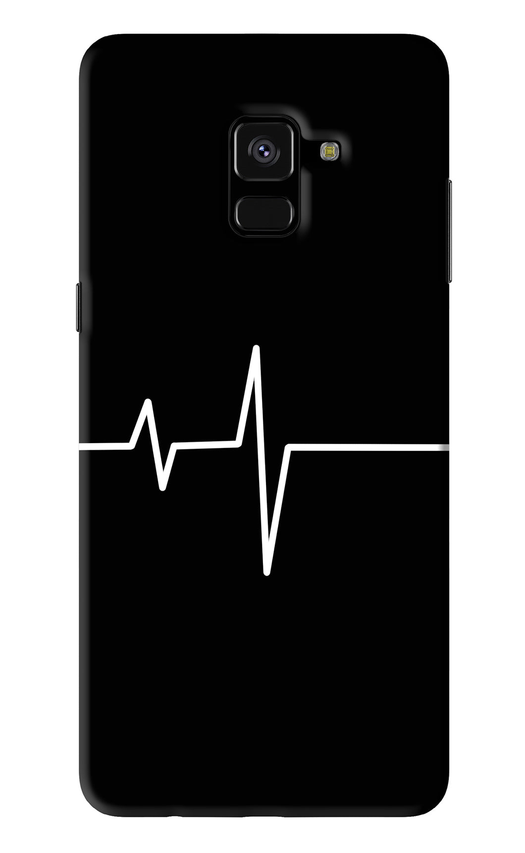 Heart Beats Samsung Galaxy A8 Plus Back Skin Wrap